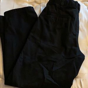 Black casual dress pants. 12 Husky